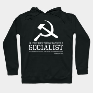 Libertarian Anti Socialism Austrian Economics Political SJW Hoodie